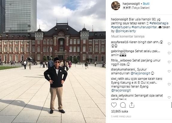 Harjono Sigit di Jepang. [Instagram @harjonosigit]