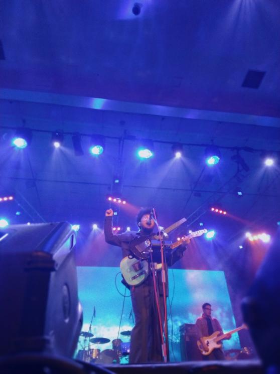 Penampilan Kunto Aji di UGM Jazz 2018, Sabtu (3/11/2018). (Matamata.com/Bima Sandria)