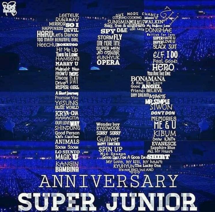 13 tahun Super Junior. (Instagram/@xxteukxx)