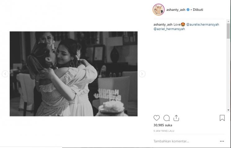 Kejutan ulang tahun Ashanty. (Instagram/@ashanty_ash)