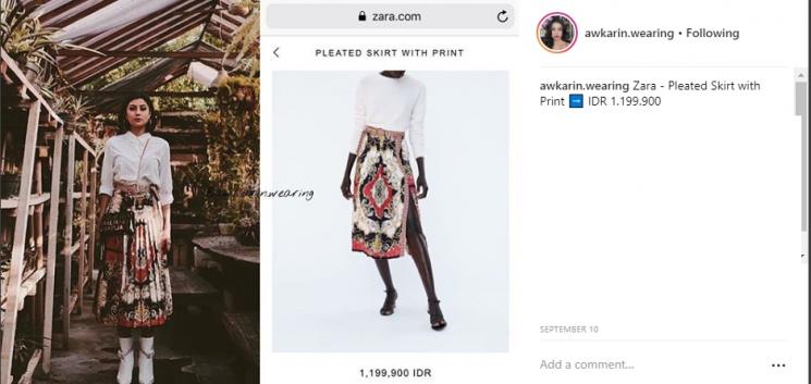 Fashion Awkarin. (Instagram/@awkarin.wearing)