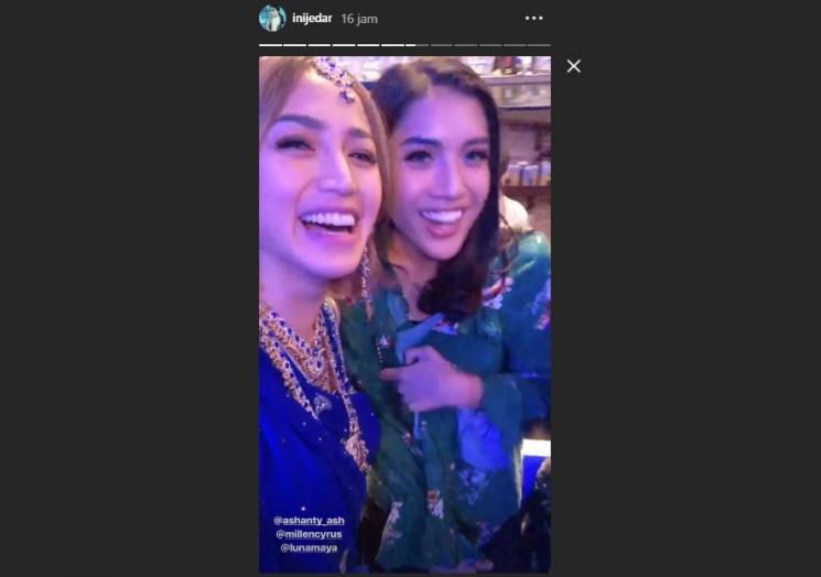Jessica Iskandar dan Millendaru. (Instagram/@inijedar)