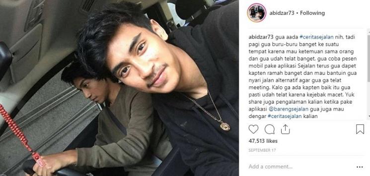Abidzar Al Ghifari. (Instagram/@abidzar73)