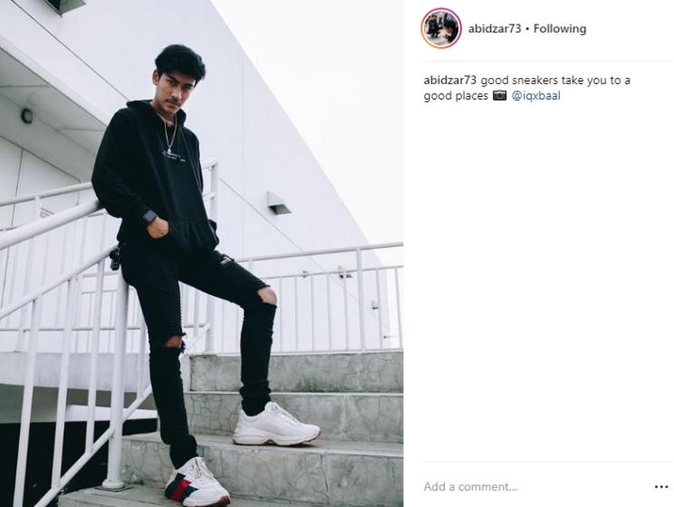 Abidzar Al Ghifari. (Instagram/@abidzar73)