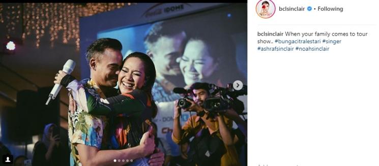 Bunga Citra Lestari dan Ashraf Sinclair. (Instagram/@bclsinclair)