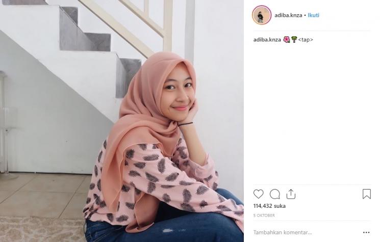 Gaya Adiba Khanza. (Instagram/@adiba.knza)