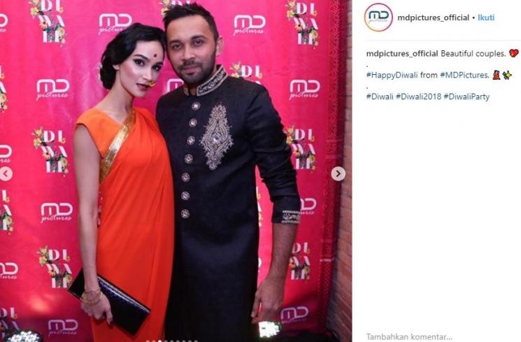Teuku Zacky dan istrinya. (Instagram/@mdpictures_official)