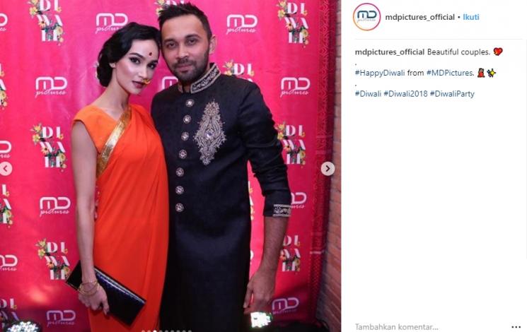 Teuku Zacky dan istrinya. (Instagram/@mdpictures_official)