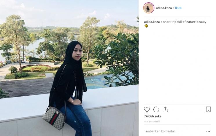 Gaya Adiba Khanza. (Instagram/@adiba.knza)