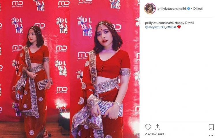 Prilly Latuconsina. (Instagram/@prillylatuconsina96)