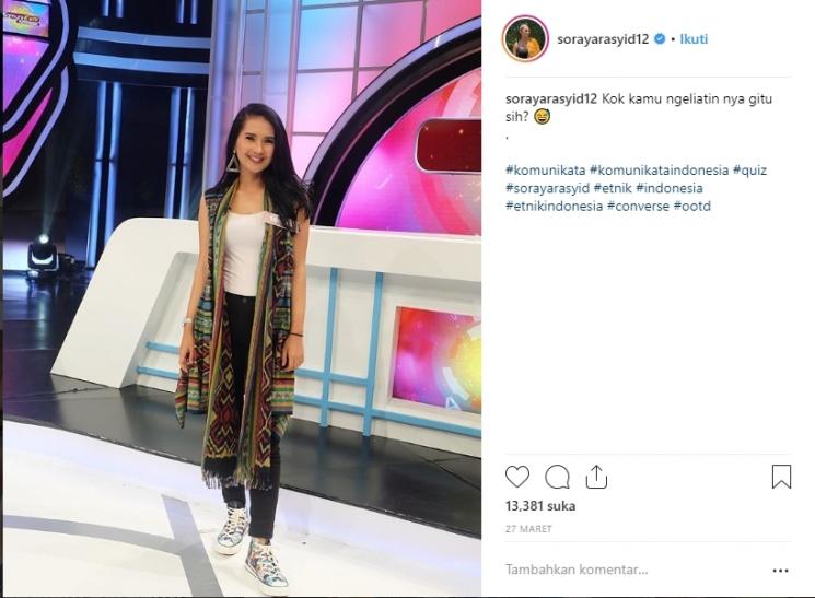 Soraya Rasyid. (Instagram/@sorayarasyid12)