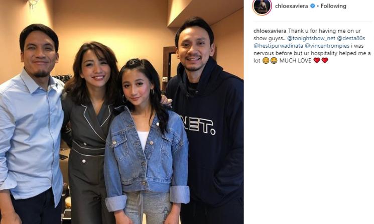 Chloe Xaviera (tengah). (Instagram/@chloexaviera)