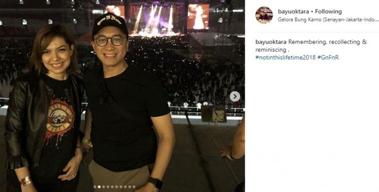 Najwa Shihab dan Bayu Oktara. (Instagram/@bayuoktara)
