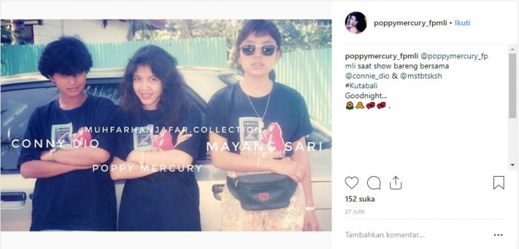 Transformasi Mayangsari. (Instagram/@poppymercury_fpmli)