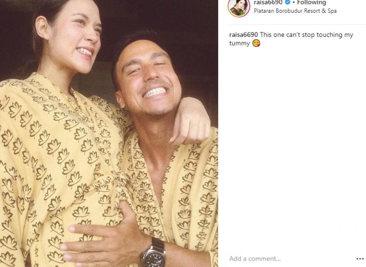 Raisa Andriana dan Hamish Daud. (Instagram/@raisa6690)