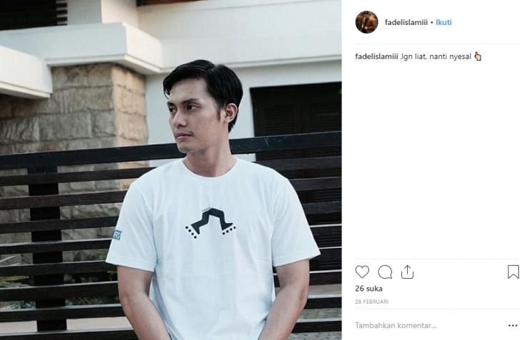 Fadel Islami, pacar baru Musdalifah. (Instagram/@fadelislamiii)