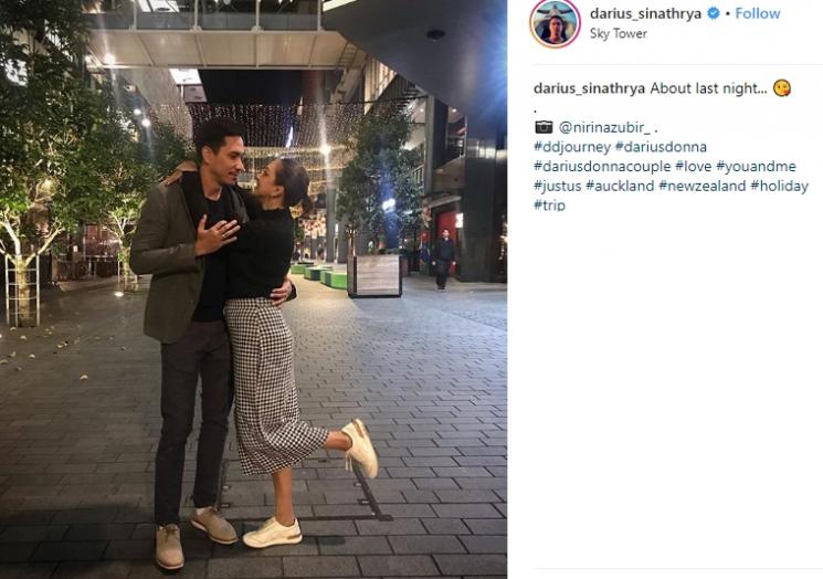 Donna Agnesia dan Darius Sinathrya. (Instagram/@darius_sinathrya)