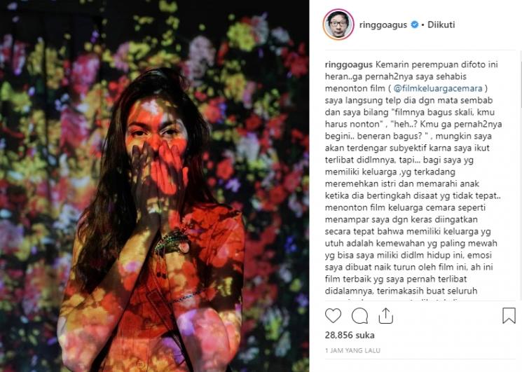 Ringgo Agus Rahman (Instagram/@ringgoagus)