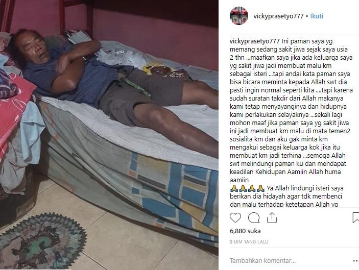 Postingan Vicky Prasetyo. (Instagram/@vickyprasetyo777)