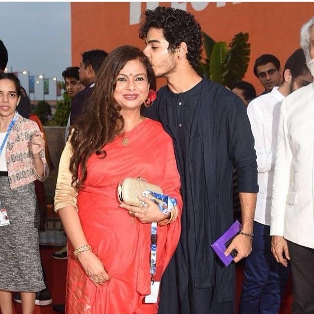 Neelima Azeem dan Ishaan Khatter  (Instagram/@neelimaazeem)