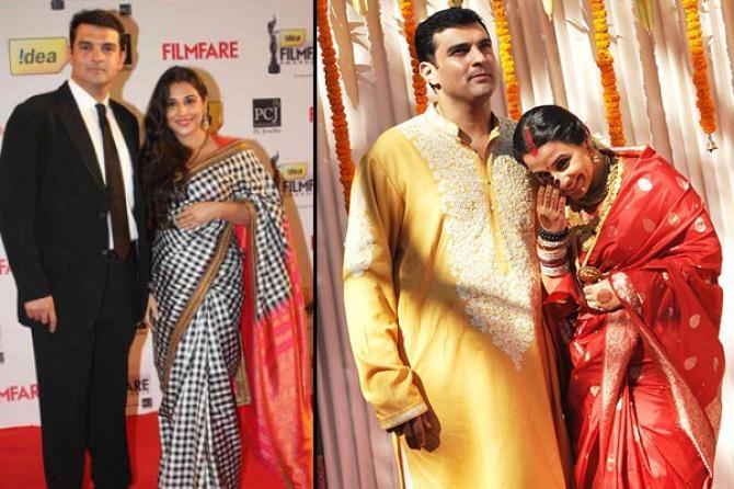 Vidya Balan dan Siddharth Roy Kapoor  (Instagram/bollywoodshaadis.com)