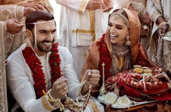 Akhirnya Foto Pernikahan Deepika Padukone dan Ranveer Singh Dirilis