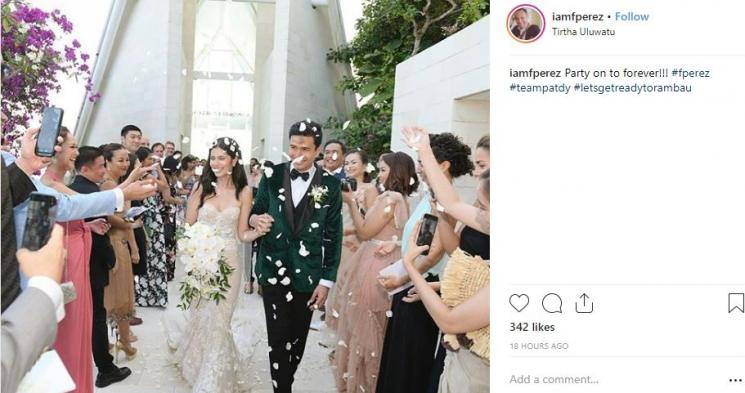 Christian Bautista dan Kat Ramnani. (Instagram/@iamfperez)