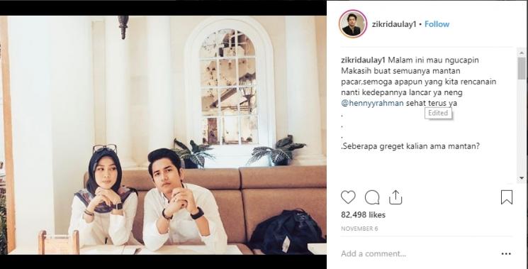 Zikri Daulay akan menikah. (Instagram/zikridaulay1)