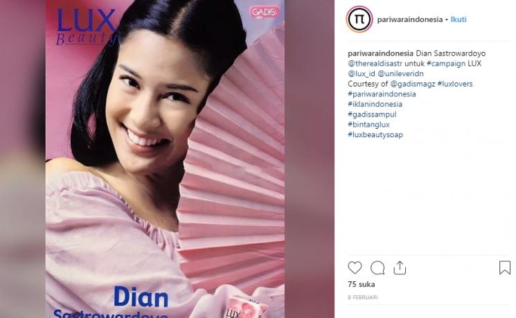 Dian Sastrowardoyo (Instagram/@pariwaraindonesia)