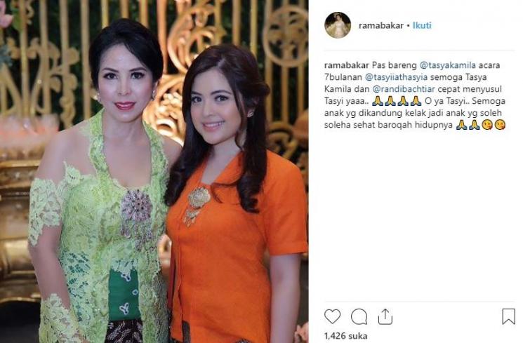Tasya Kamila dan Rama Bakar (Instagram/@ramabakar)