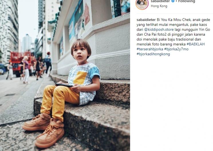 Bjorka Dieter Morscheck. (Instagram/@sabaidieter)