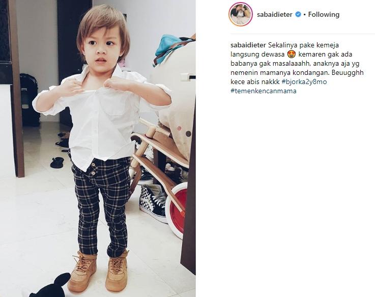 Bjorka Dieter Morscheck. (Instagram/@sabaidieter)