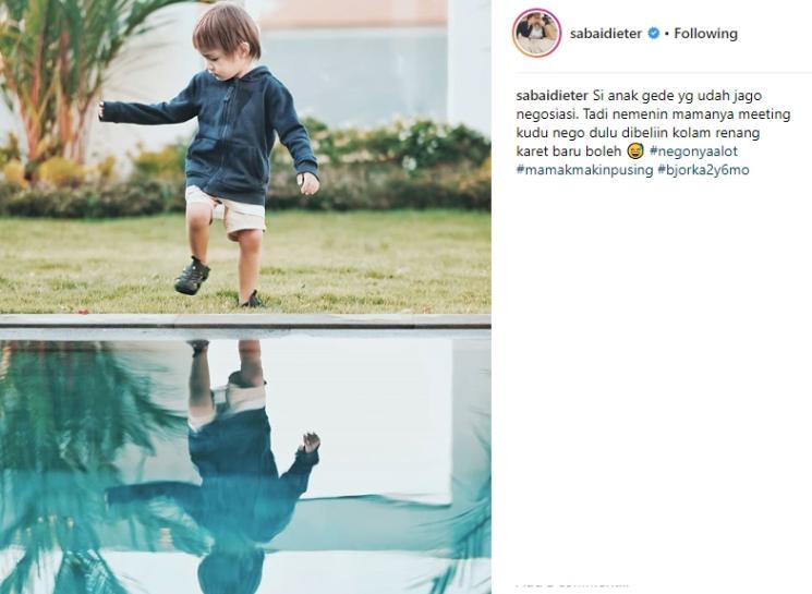Bjorka Dieter Morscheck. (Instagram/@sabaidieter)