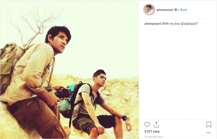 Foto lawas Ammar Zoni. (Instagram/@ammarzoni)