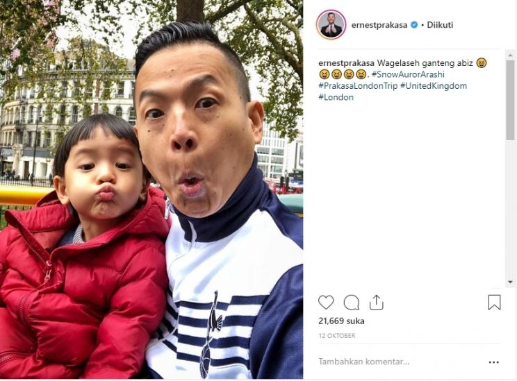 Ernest Prakasa. (Instagram/@ernestprakasa)