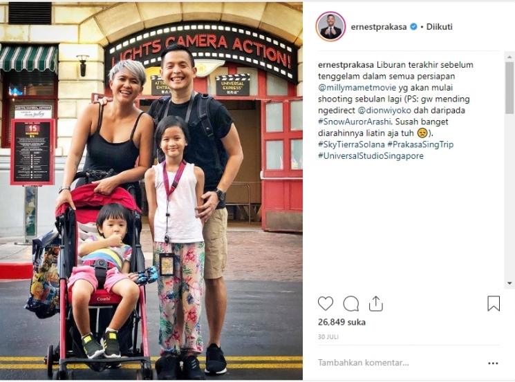 Ernest Prakasa. (Instagram/@ernestprakasa)