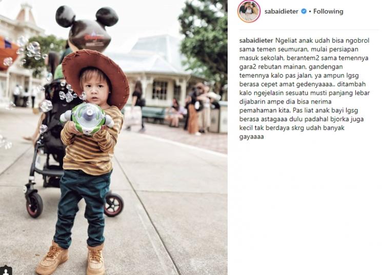Bjorka Dieter Morscheck. (Instagram/@sabaidieter)