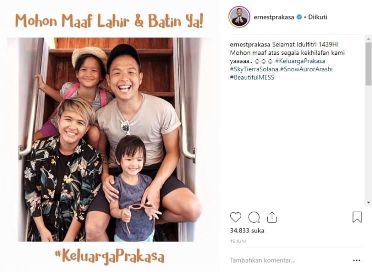 Ernest Prakasa. (Instagram/@ernestprakasa)