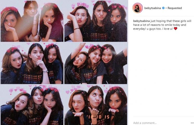 Beby Tsabina, Cassandra Lee, Sephora Sievert. (Instagram/@bebytsabina)