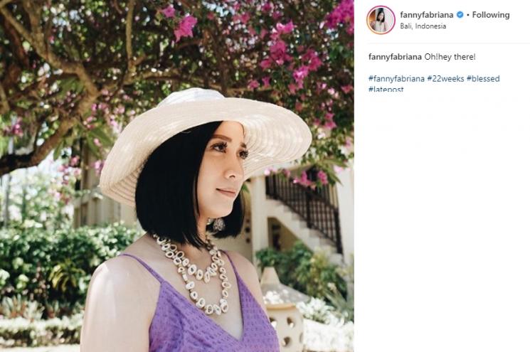 Momen babymoon Fanny Fabriana di Bali. (Instagram/@fannyfabriana)