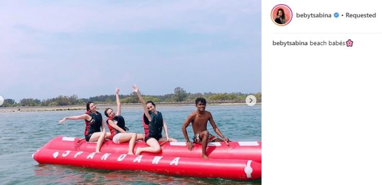 Cassandra Lee, Beby Tsabina, dan  Sephora Sievert. (Instagram/@bebytsabina)