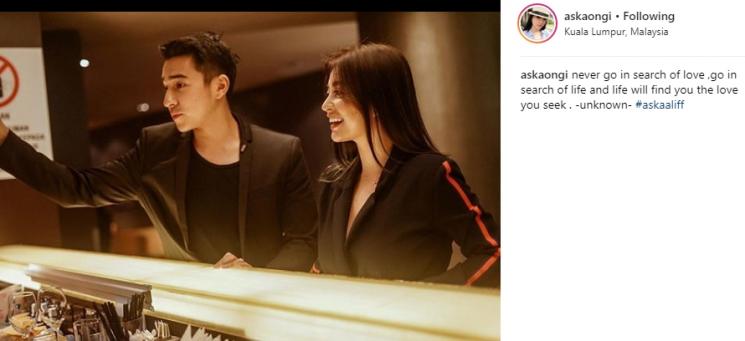 Aliff Alli dan Aska Ongi. (Instagram/@askaongi)