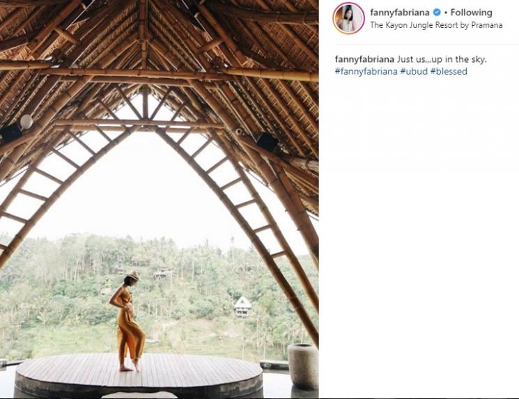 Momen babymoon Fanny Fabriana di Bali. (Instagram/@fannyfabriana)