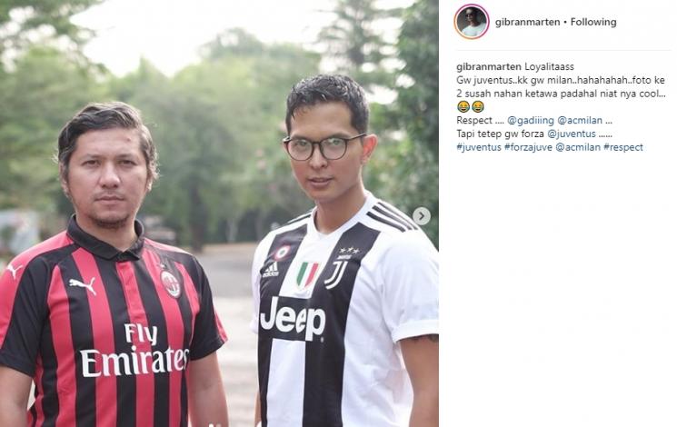 Gading Marten dan Gibran Marten. (Instagram/@gibranmarten)