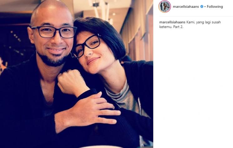 Marcell Siahaan dan Rima Melati Adams. (Instagram/@marcellsiahaans)