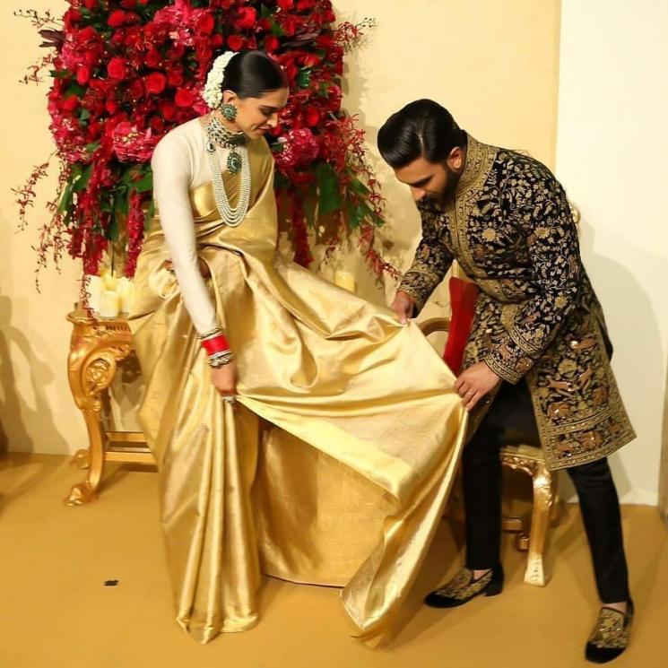 Resepsi pernikahan pertama Deepika Padukone dan Ranveer Singh (Instagram/@peopleofbollywood)