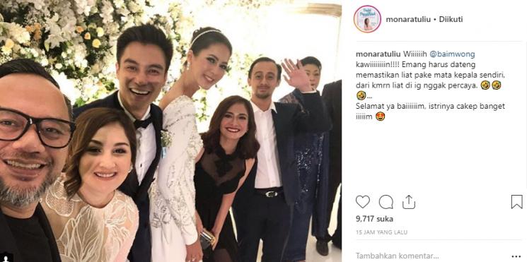 Mona Ratuliu dan Ersa Mayori, Baim Wong dan Paula Verhoeven (Instagram/@monaratuliu)