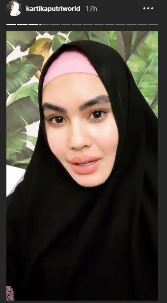 Klarifikasi Kartika Putri. (Instagram/@kartikaputriworld)