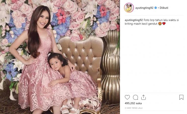 Ayu Ting Ting danBilqis Khumairah Razak (Instagram/@aytingting1992_)