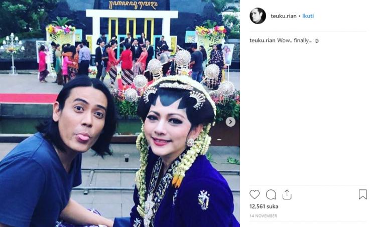 Teuku Ryan dan Cut Keke di Sinetron Cinta Suci (Instagram/@teuku.rian)